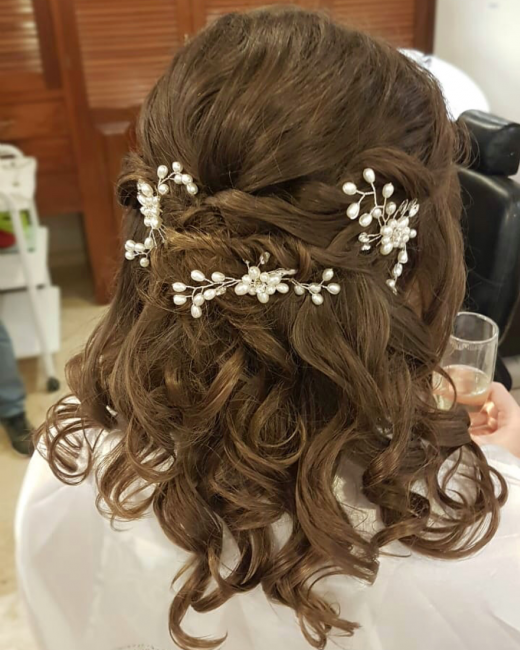 Curls Updos | Doranna Wedding Hairstylist & Bridal Makeup Artist