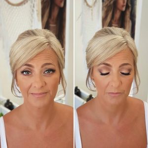 Mother of the bride natural makeup for Royalton Riviera Cancun Wedding by Doranna Wedding Hairstylist & Bridal Makeup Artist
