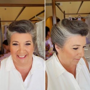 Mother of the bride hair and makeup at Secrets Capri by Doranna Wedding Hairstylist & Bridal Makeup Artist