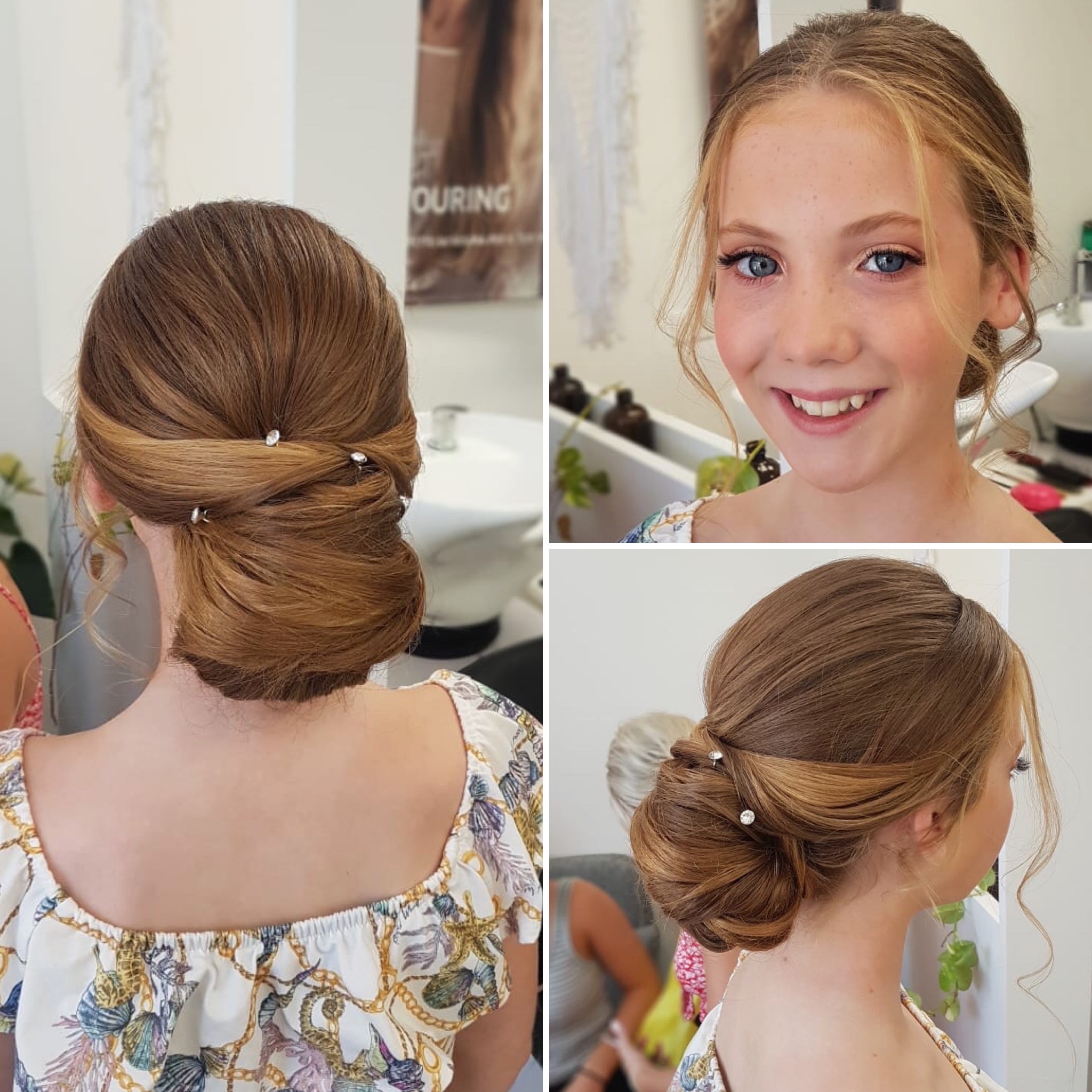 Flower Girls Hairstyles Doranna Wedding Hairstylist Riviera Maya