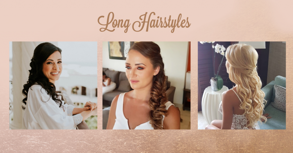 Long Bridal Hairstyles by Doranna Hairstylist