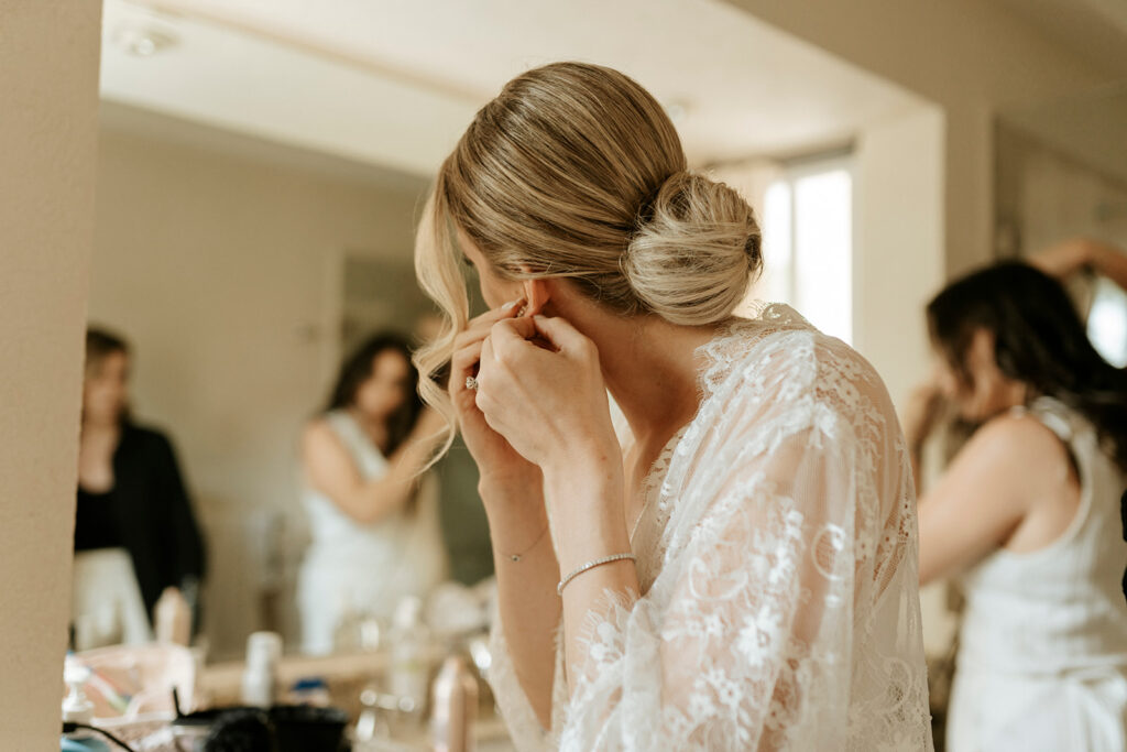 Bridal Hair & Makeup by Doranna at Villa La Joya. Caro Navarro Photography