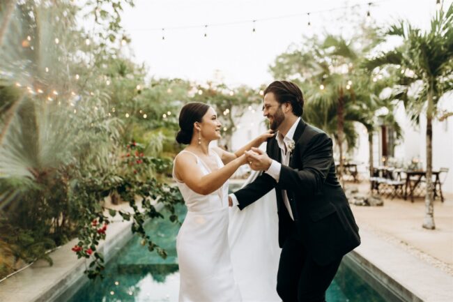 Private Villa Tulum Wedding. Glam by Doranna Hairstylist & Makeup Artist