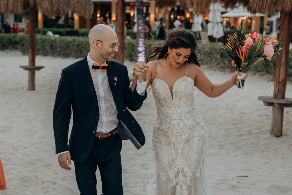 Long-lasting bridal makeup at Dreams Tulum Wedding by Doranna Hair and Makeup Artists in Mexico